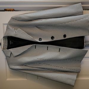 Checkered blazer, jacket, size 16W, like new condition, KASPER